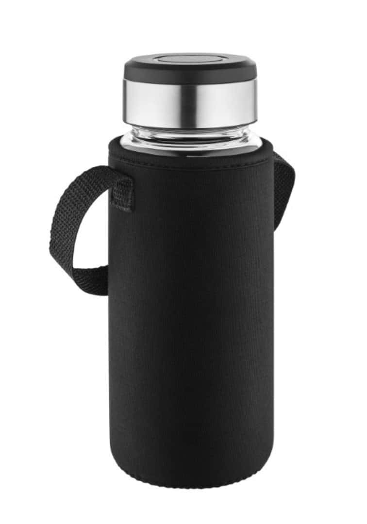 Metmaxx® waterfles "GenerationRefillGourmet" transparant